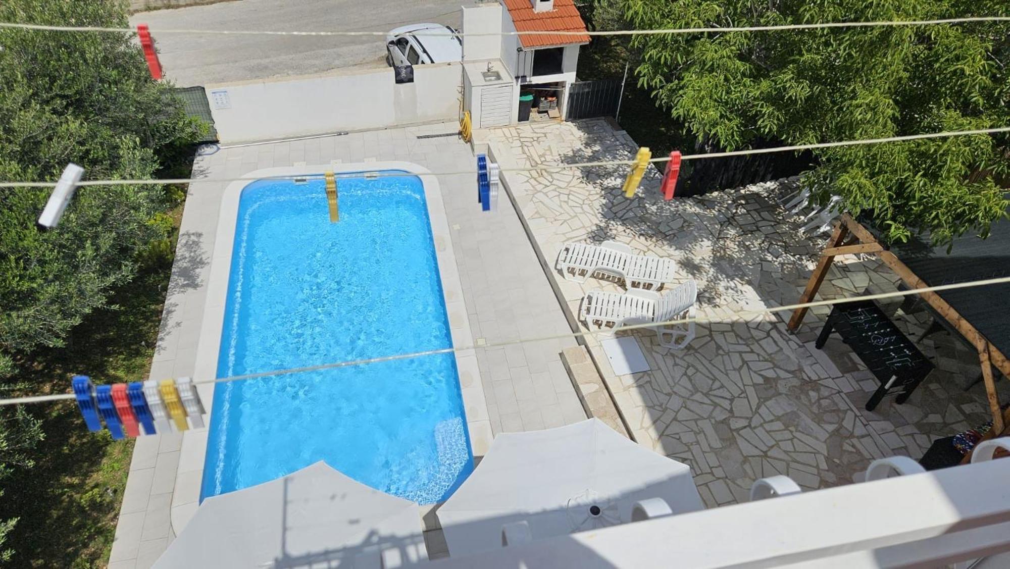 Apartman Mia With Pool1 สปลิท ภายนอก รูปภาพ